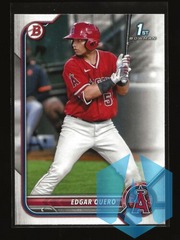 2022 Bowman Prospects Edgar Quero Los Angeles Angels #BP-123 1st Bowman